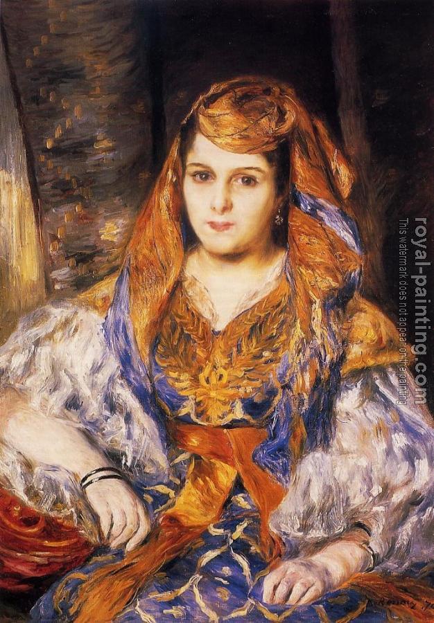 Pierre Auguste Renoir : Madame Stora in Algerian Dress